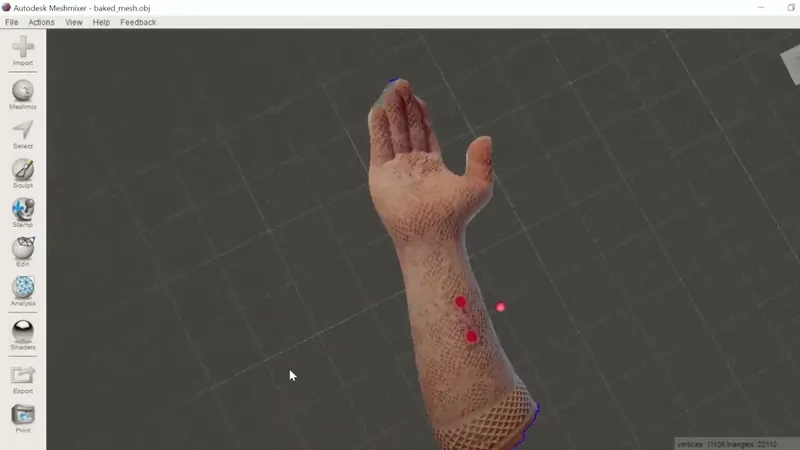 Vorschaubild englisches How-To-Video: 3D-Scan in Meshmixer bearbeiten